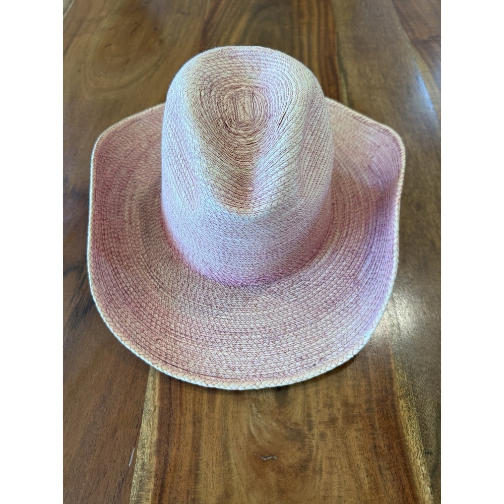 Women's Pink Sun Body Hat, Handcrafted With Palm‎ Leaves